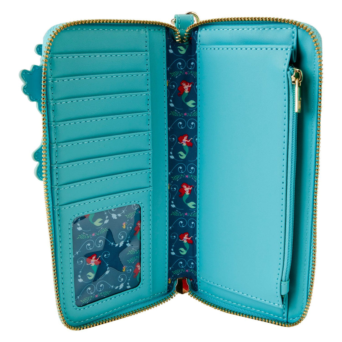 The Little Mermaid Princess Lenticular Loungefly Wallet Under the Sea