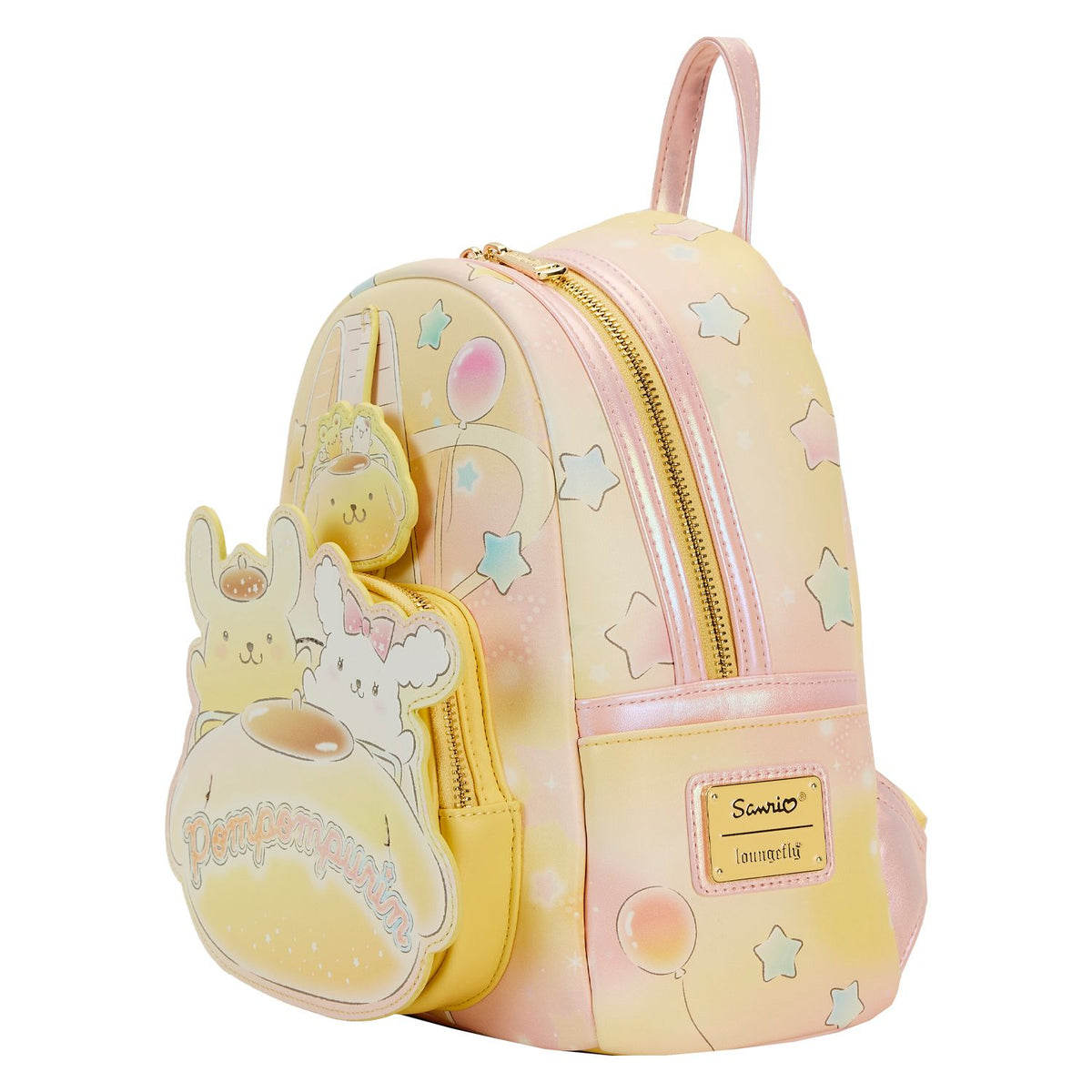 Sanrio Pompopurin Carnival Loungefly Mini Backpack – Under  display picture 3