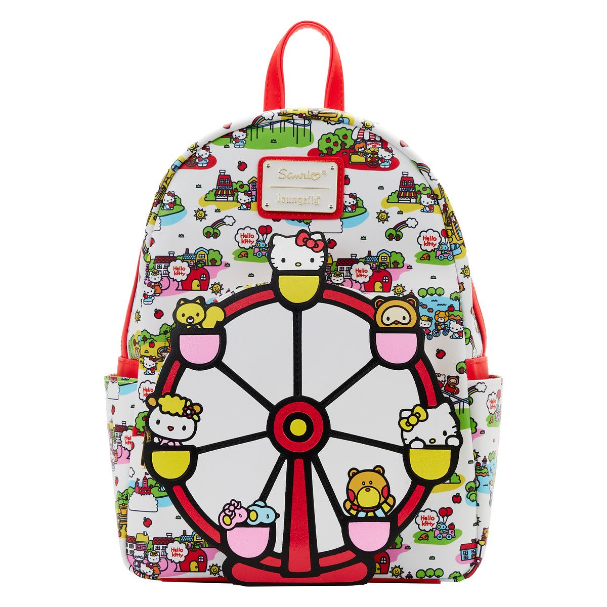 Hello Kitty loungefly Backpack Set Loungefly Sanrio Hello Kitty & Bear Mini Backpack - Comic Spot main image 2