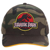 Jurassic Park Camo Curved Bill SnapBack Hat