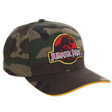 Jurassic Park Camo Curved Bill SnapBack Hat