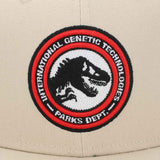 Jurassic Park Ingen Embroidered Flat Bill Snapback Hat