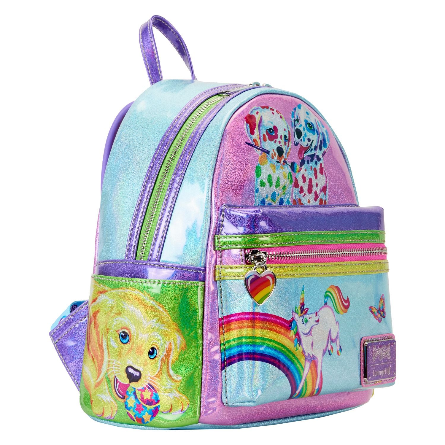 Loungefly Lisa Frank Iridescent popular Holographic backpack