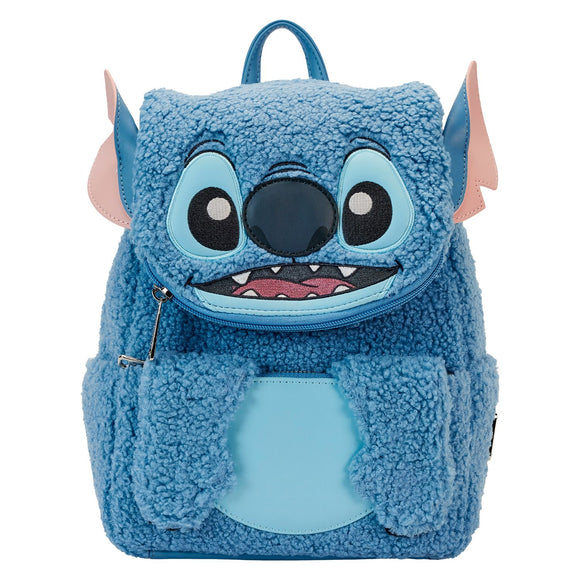 Stitch Plush Pocket Loungefly Mini Backpack