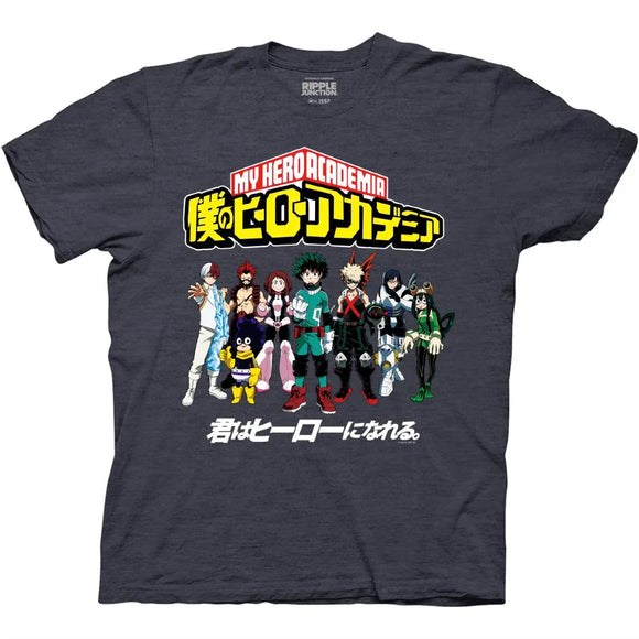 My Hero Academia Hero Group Shot With Logo T-Shirt