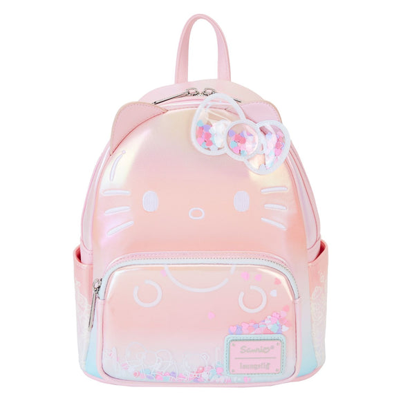 (Pre-Order) Hello Kitty 50th Anniversary Clear Loungefly Cosplay Mini Backpack