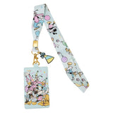 Mickey and Friends Birthday Celebration Loungefly Lanyard with Cardholder