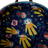 (Pre-Order) Coraline 15th Anniversary Doll Cosplay Loungefly Mini Backpack