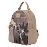 Sleeping Beauty Aurora and Maleficent Wheel Loungefly Mini Backpack