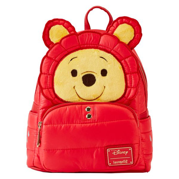 Winnie the Pooh Puffer Jacket Cosplay Loungefly Mini Backpack