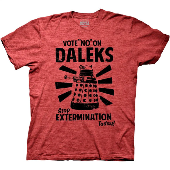 Doctor Who Vote No On Daleks T-Shirt