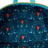 (Pre-Order) The Little Mermaid Princess Lenticular Loungefly Mini Backpack