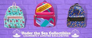 Loungefly Little Mermaid “Under the Sea” exclusive mini backpack