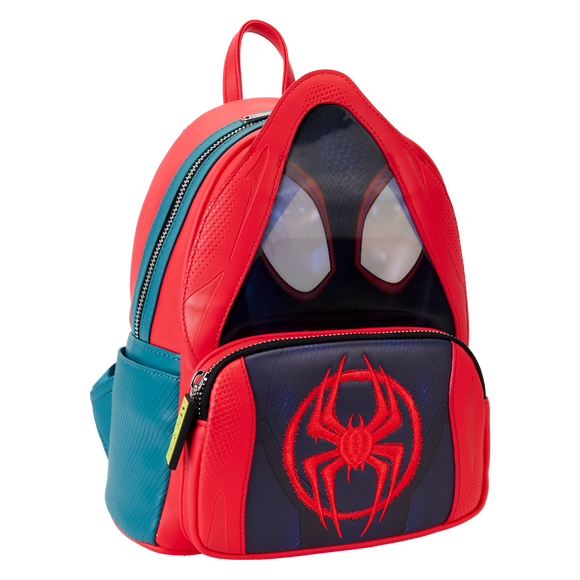 (Pre-Order) Spider-Verse Miles Morales Hoodie Cosplay Loungefly Mini Backpack