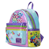 Lisa Frank Color Block Loungefly Mini Backpack