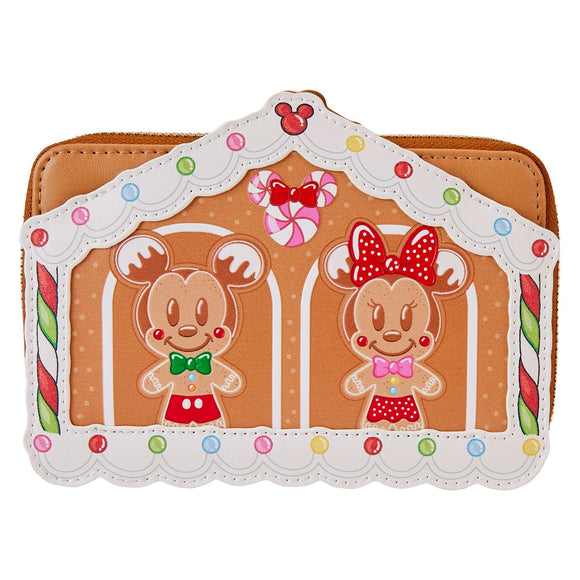 Mickey and Friends Gingerbread House Loungefly Wallet