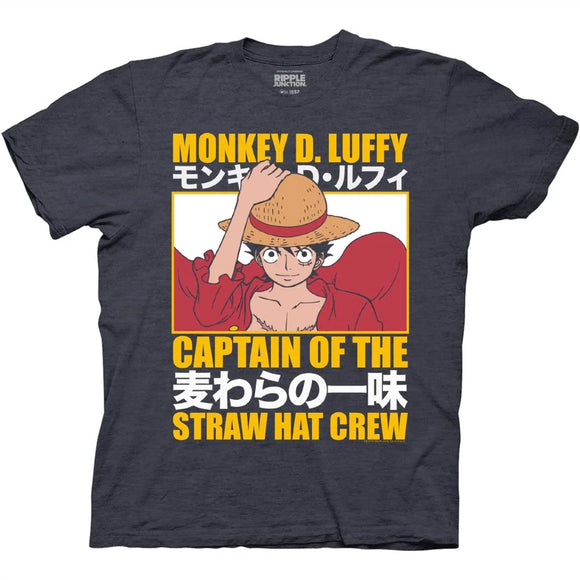 One Piece Captain Of The Straw Hat Crew Luffy T-Shirt