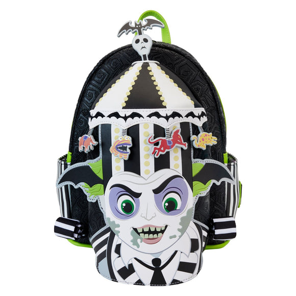 BeetleJuice Carousel Light-Up Cosplay Loungefly Mini Backpack