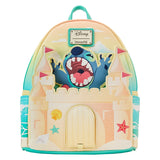 Stitch Sand Castle Beach Surprise Loungefly Mini Backpack