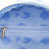 Damaged - Little Mermaid Ariel Sequins Loungefly Mini Backpack (Under the Sea Collectibles Exclusive)