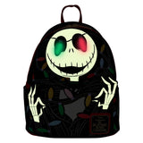 (Pre-Order) Nightmare Before Christmas Smiling Jack Light-Up Loungefly Mini Backpack