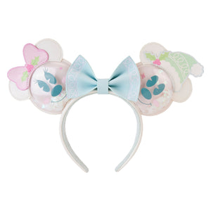 Mickey and Minnie Pastel Snowman Loungefly Headband