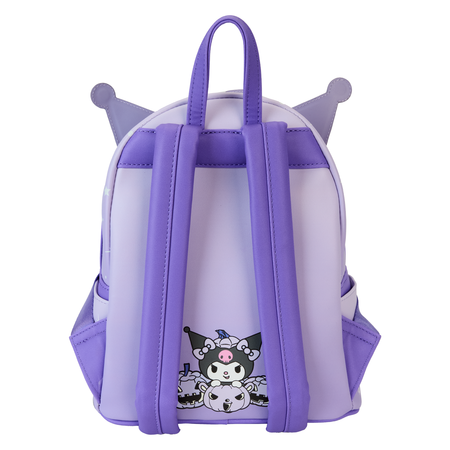 Loungefly Kuromi Cosplay Mini Backpack Kuromi Pumpkin Purple Mini Backpack | Cordy main image 2