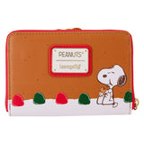 (Pre-Order) Peanuts Snoopy Gingerbread Wreath Loungefly Wallet
