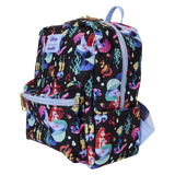 Little Mermaid 35th Anniversary AOP Nylon Loungefly Mini Backpack