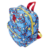 Hello Kitty 50th Anniversary Classic AOP Nylon Loungefly Mini Backpack