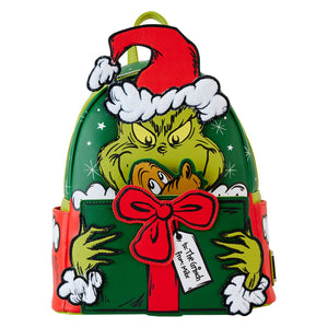(Pre-Order) Dr Seuss Grinch Santa Loungefly Cosplay Mini Backpack