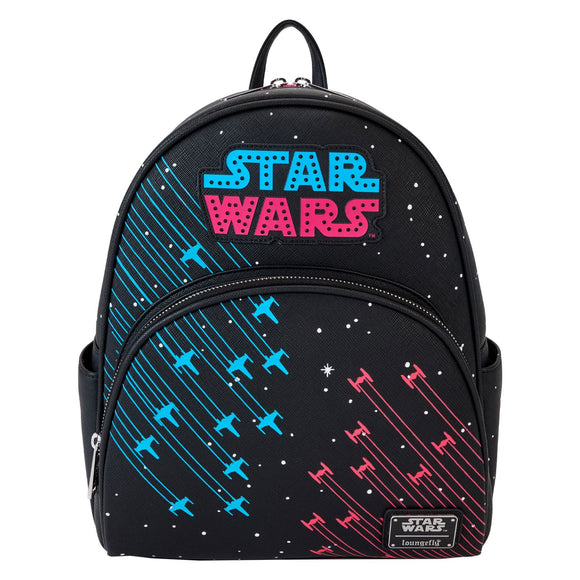 (Pre-Order) Star Wars Neon 70s Loungefly Mini Backpack