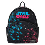 (Pre-Order) Star Wars Neon 70s Loungefly Mini Backpack