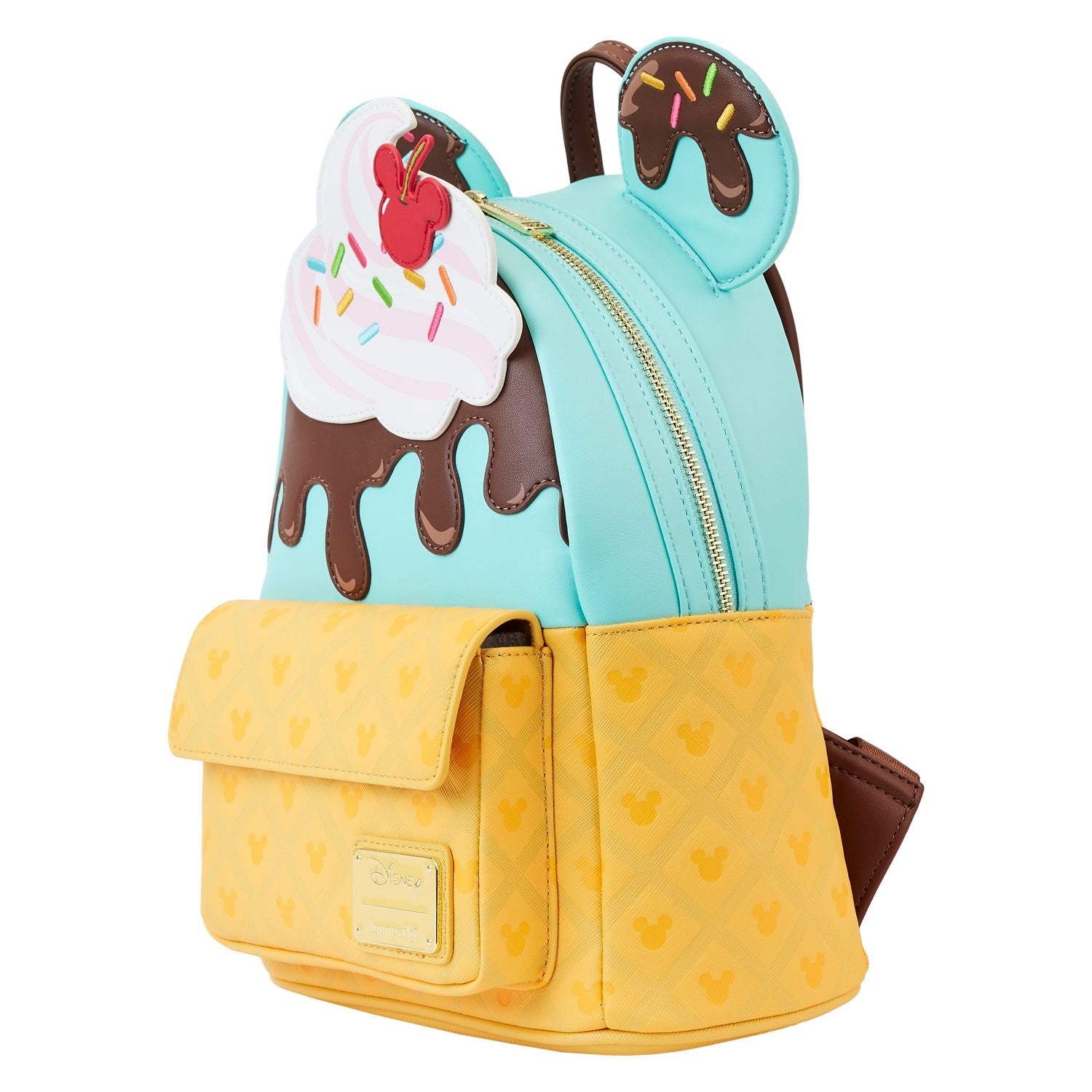 Loungefly Disney Princess Ice Cream Mini Backpack Loungefly Disney Princess Ice Cream Backpack and Wallet *NWOT* main image 2