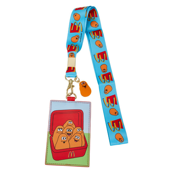 (Pre-Order) McDonald's Chicken Nuggies Loungefly Lanyard with Cardholder