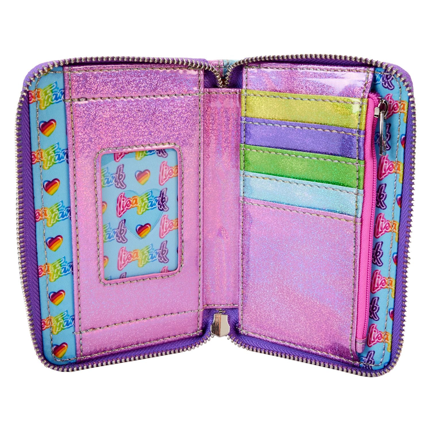Loungefly, Bags, Loungefly Disney Parks Lisa Frank Wallet