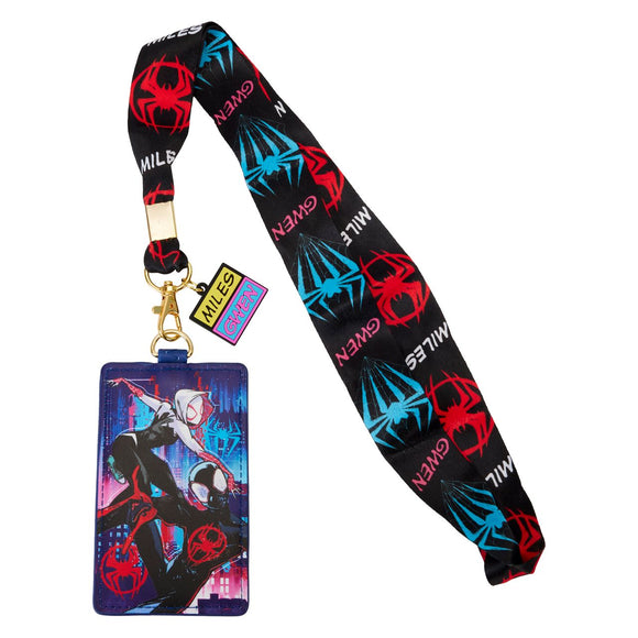 Spiderverse Miles and Gwen Loungefly Lanyard
