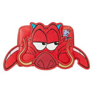 Mulan 25th Anniversary Mushu Glitter Loungefly Cosplay Wallet