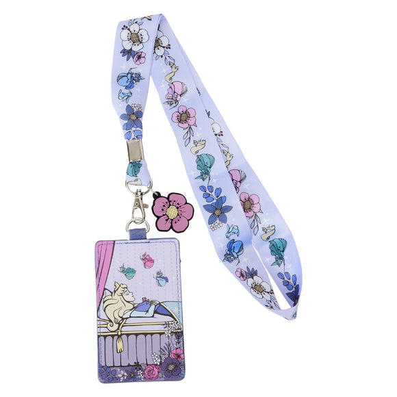Sleeping Beauty 65th Anniversary Loungefly Lanyard with Card Holder