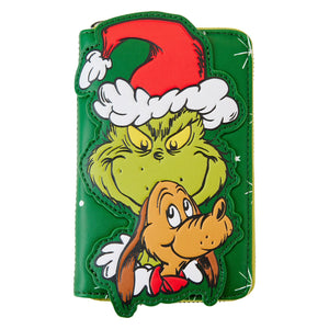 (Pre-Order) Dr Seuss Santa Grinch and Max Loungefly Wallet