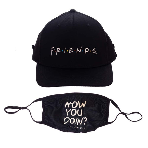 Friends Face Cover and Snapback Hat Combo