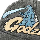 Godzilla Pigment Dyed Embroidered Hat