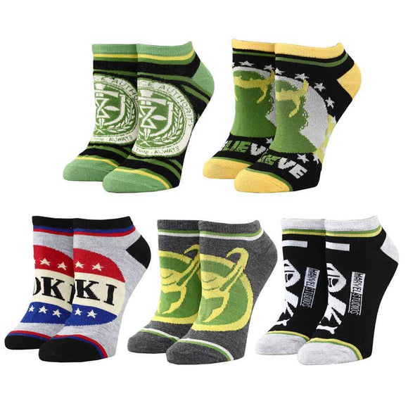 Loki Campaign 5 Pair Ankle Socks