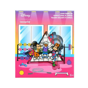 Mickey and Friends Mousercise Loungefly Collector Box Pin