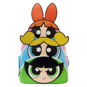 PowerPuff Girls Loungefly Triple Pocket Mini Backpack