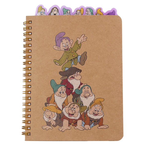 Snow White Seven Dwarfs Notebook with Tabs