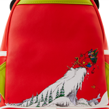 Dr. Seuss Grinch Lenticular Heart Loungefly Mini Backpack