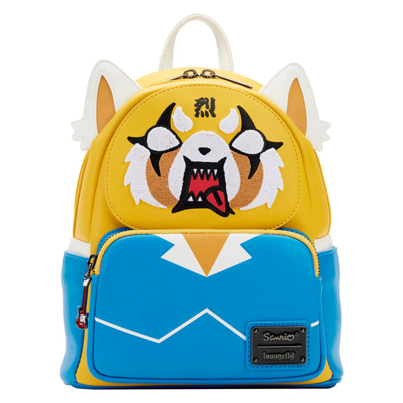 Sanrio Aggretsuko Two Face Loungefly Cosplay Mini Backpack