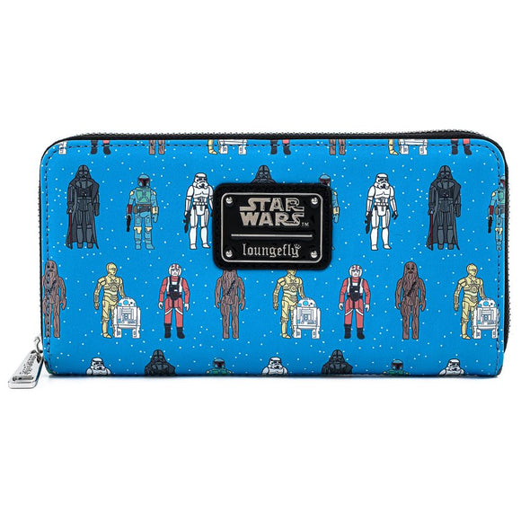 Star Wars Action Figures AOP Loungefly Wallet