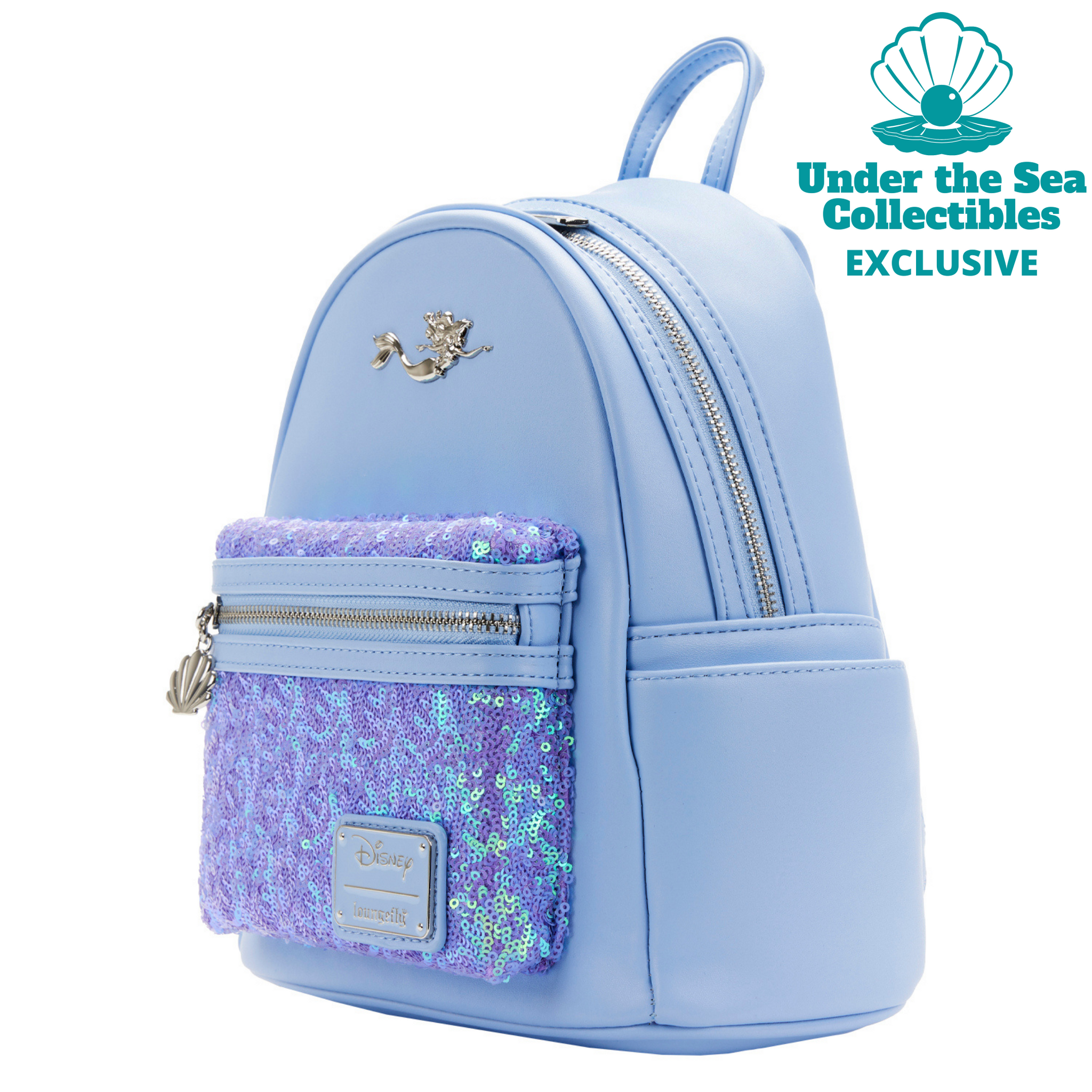 The Little Mermaid Ariel Sequined Mini Backpack - Loungefly REVIEW